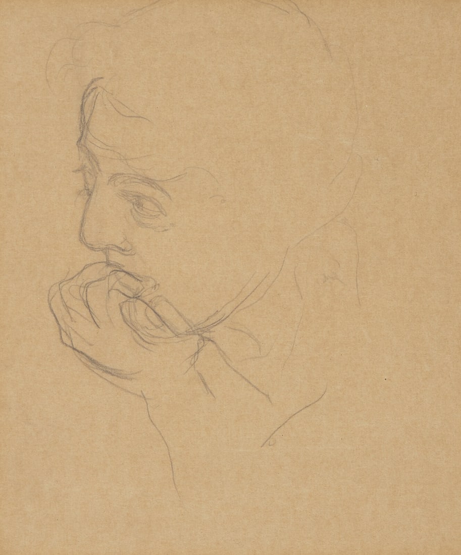 Diego Rivera (Mexican, 1886-1957) The Pensive Man, 1927 (1 of 5)