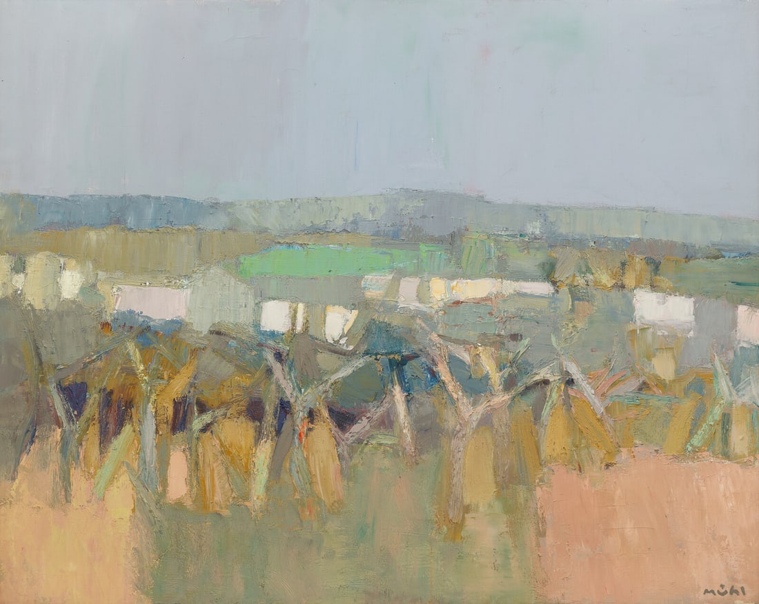 Roger Mühl (French, 1929-2008) Village Haut-Rhinois (1 of 4)