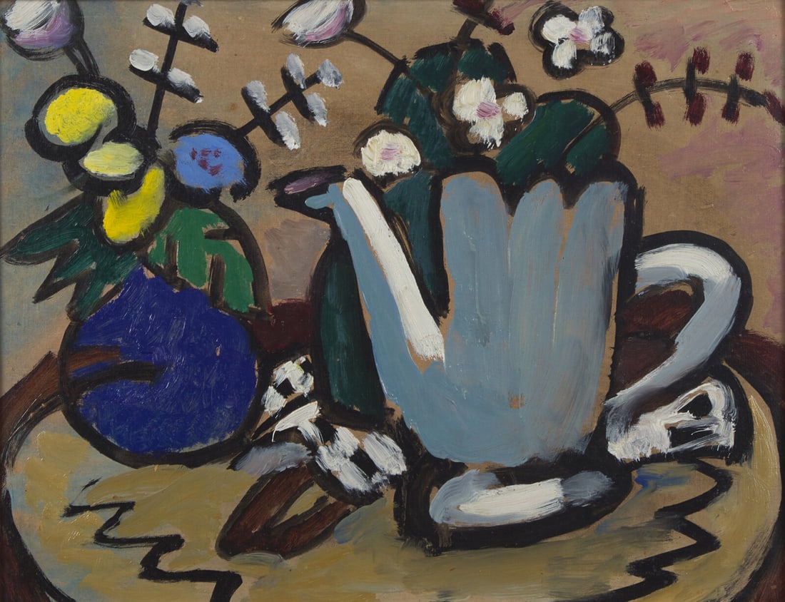 Gabriele Münter (German, 1877-1962) Stilleben mit grauer Teekanne (Still Life with Gray (1 of 3)