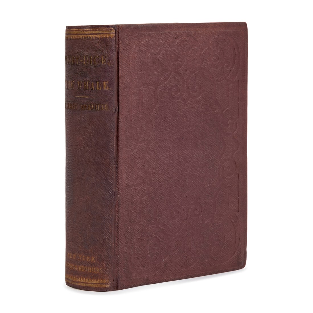 Melville, Herman (1819-1891). Moby Dick, or, The Whale. New York: Harper & Brothers, 1851. (1 of 2)