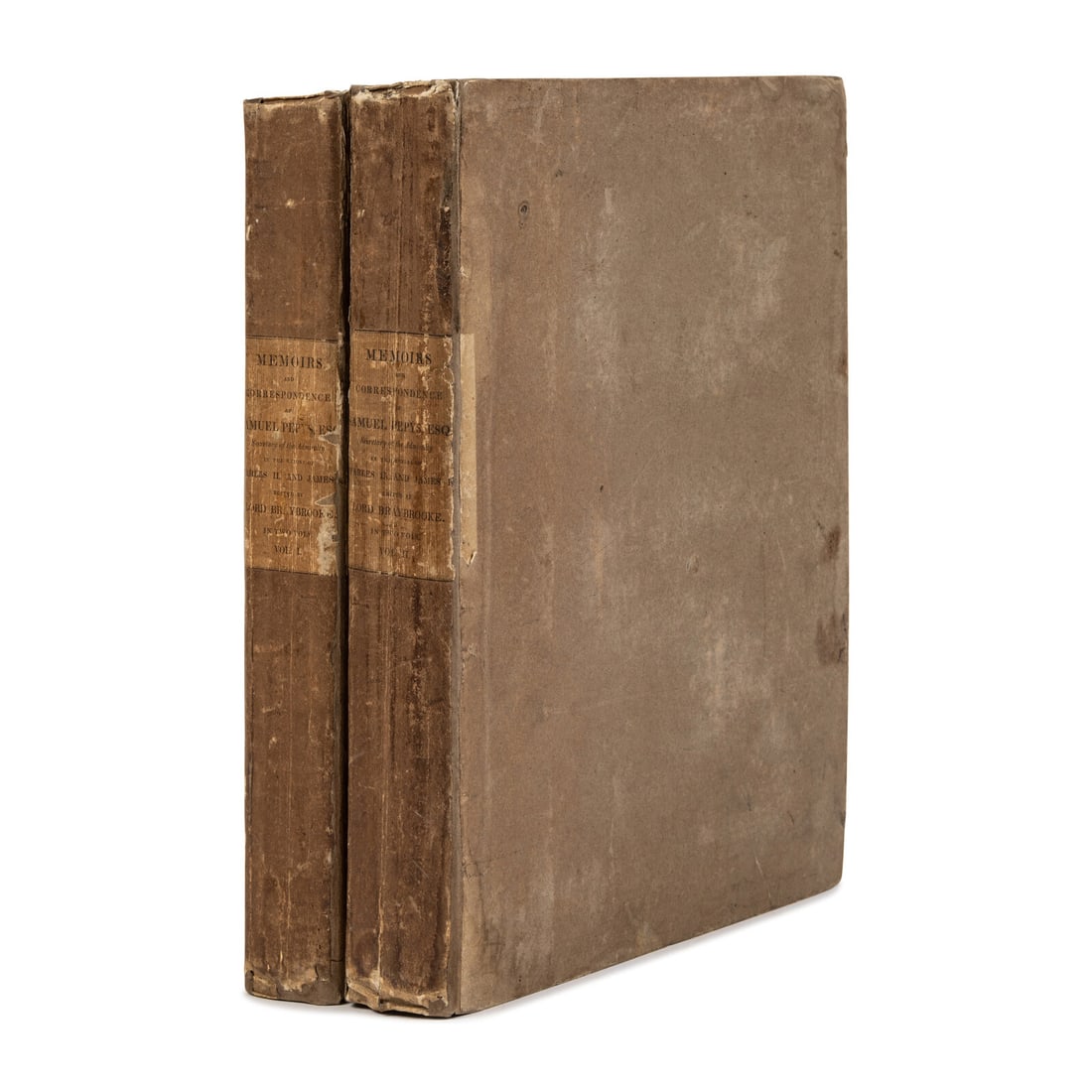 Pepys, Samuel (1633-1703). Memoirs of Samuel Pepys, Esq. F.R.S... Comprising his diary from 1659 to (1 of 3)