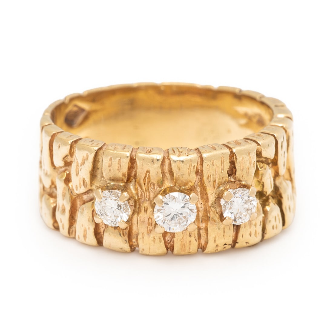 Yellow Gold and Diamond Ring (1 of 2)