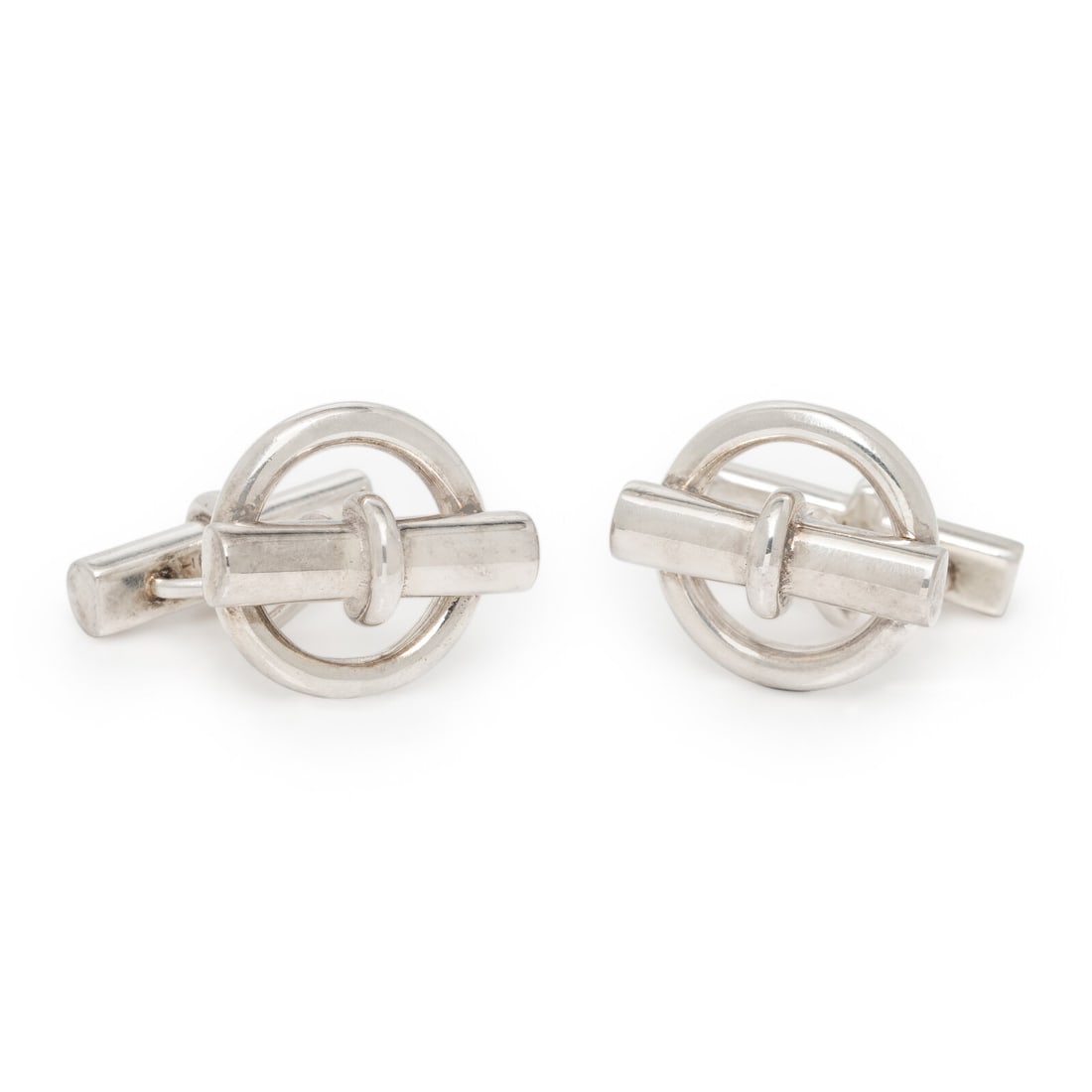 Hermès, Sterling Silver Cufflinks (1 of 2)