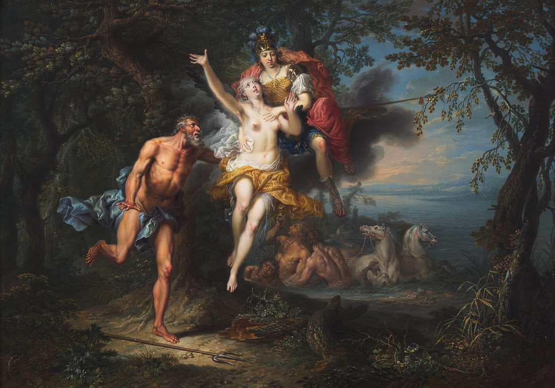 Franz Christoph Janneck (Austrian, 1703-1761) The Transformation of Medusa, c. 1740-50 (1 of 6)