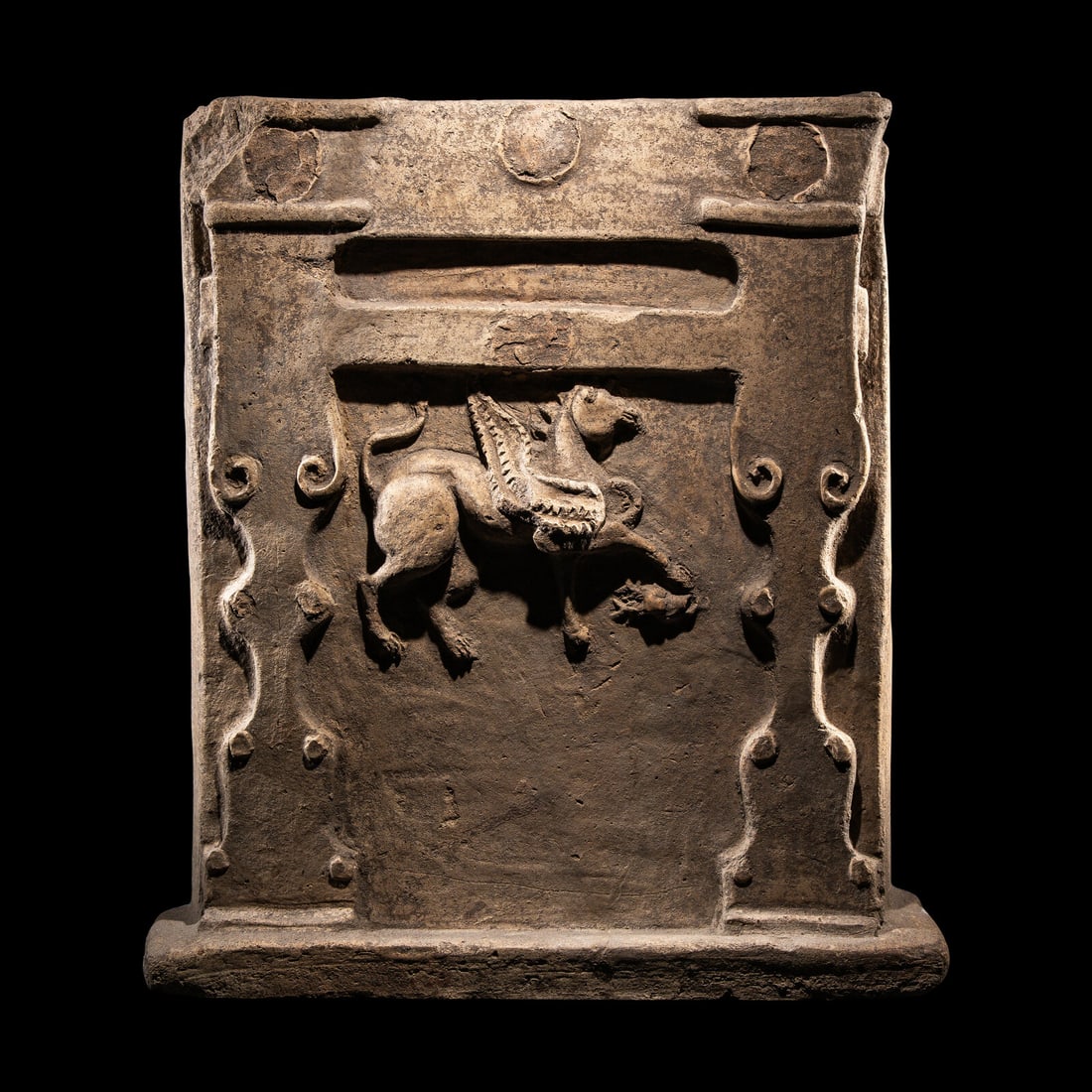 A Tarentine Terracotta Relief with a Griffin (1 of 5)