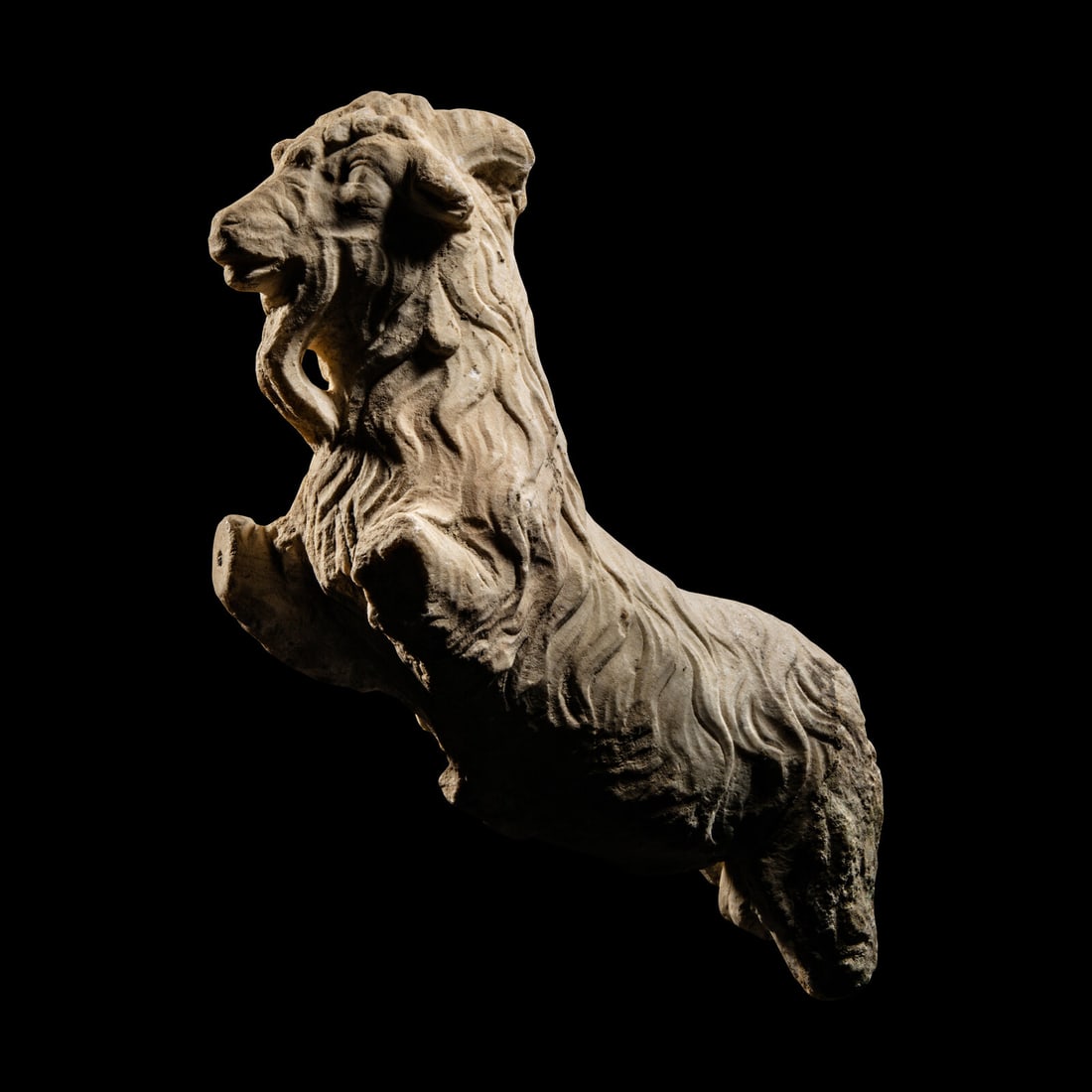A Roman Marble Goat: A Roman Marble Goat Circa 1st-2nd Century A.D. Height 30.5 cm (12 inches). This lot is located in New York. Provenance: Sotheby's, London, Antiquities, 6 July 1995, Lot 84. Christie's, New York, Antiq