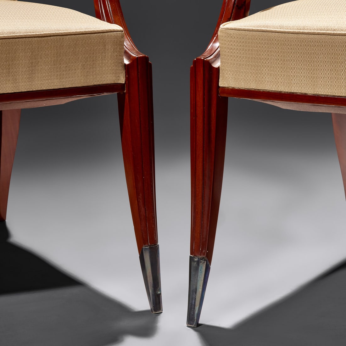 Lucien Rollin (French, 1906–1993) Pair of Bridge Chairs - 4