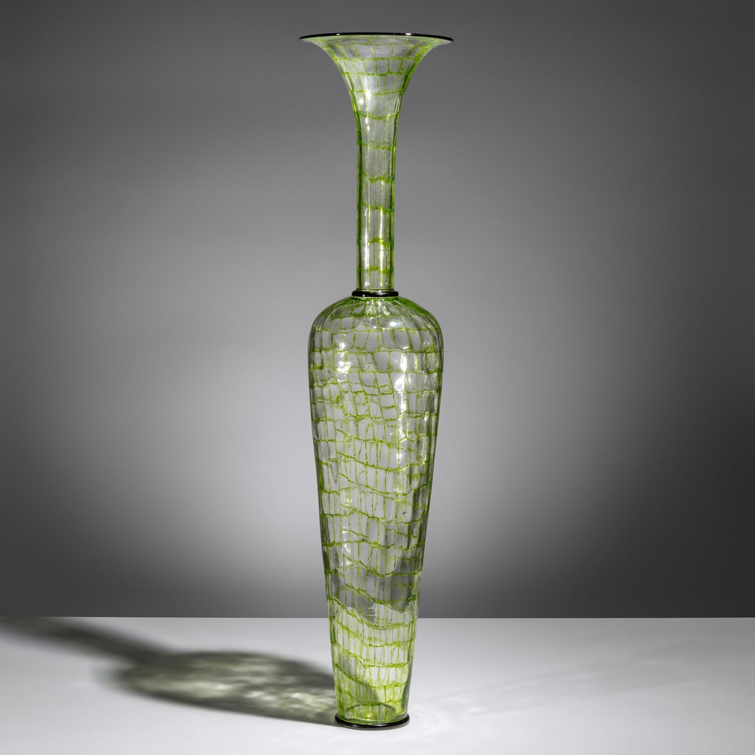 Dante Marioni (American, b. 1964) Green Mosaic Vase (1 of 4)