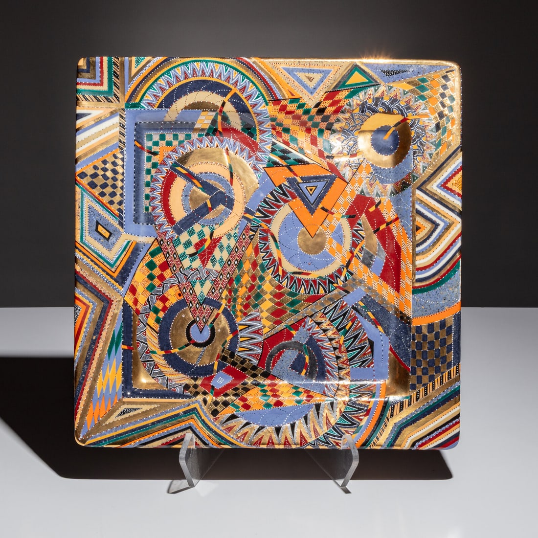 Ralph Bacerra (American, 1938–2008) Ceramic Charger, 2004 (1 of 7)
