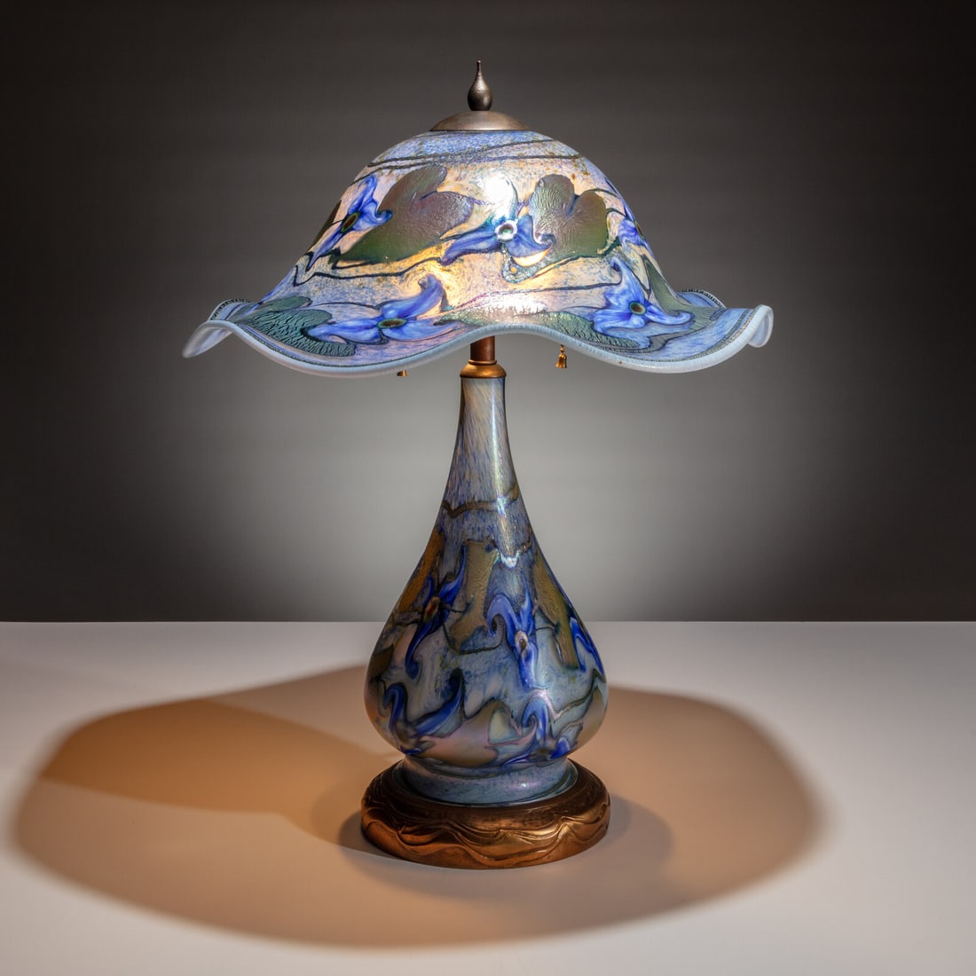 Charles Lotton (American, 1935–2021) Blue Iris and Cypriot Lamp, c. 2004 (1 of 7)