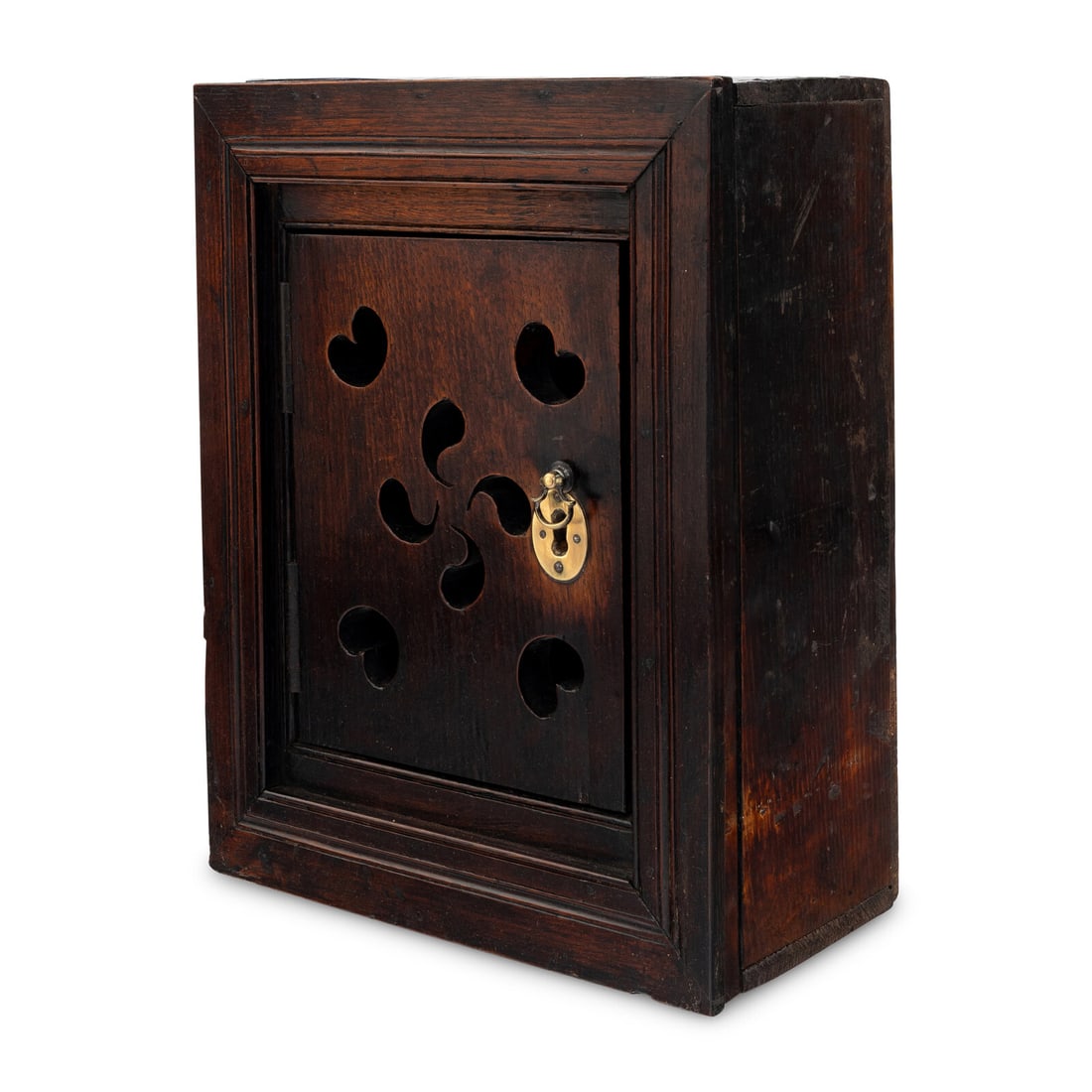 A Montgomeryshire Oak Hanging Cupboard (1 of 2)