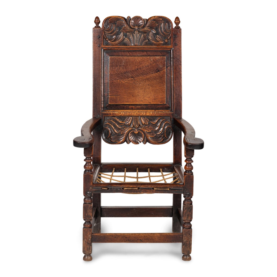 A William and Mary Oak Armchair (1 of 3)