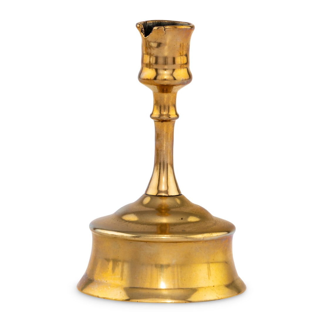 A Flemish Brass Capstan Candlestick (1 of 2)