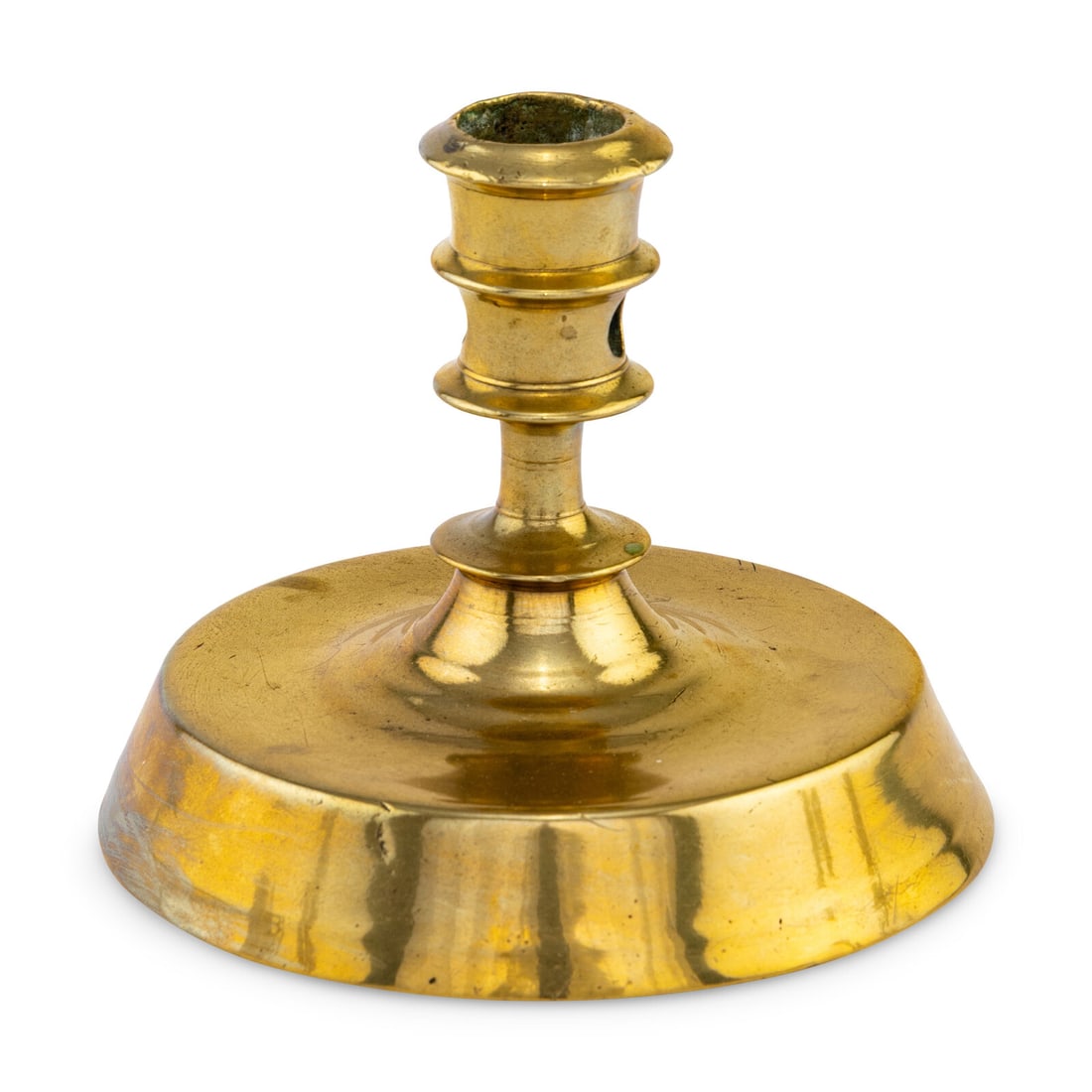 A Spanish Brass Candlestick - 2