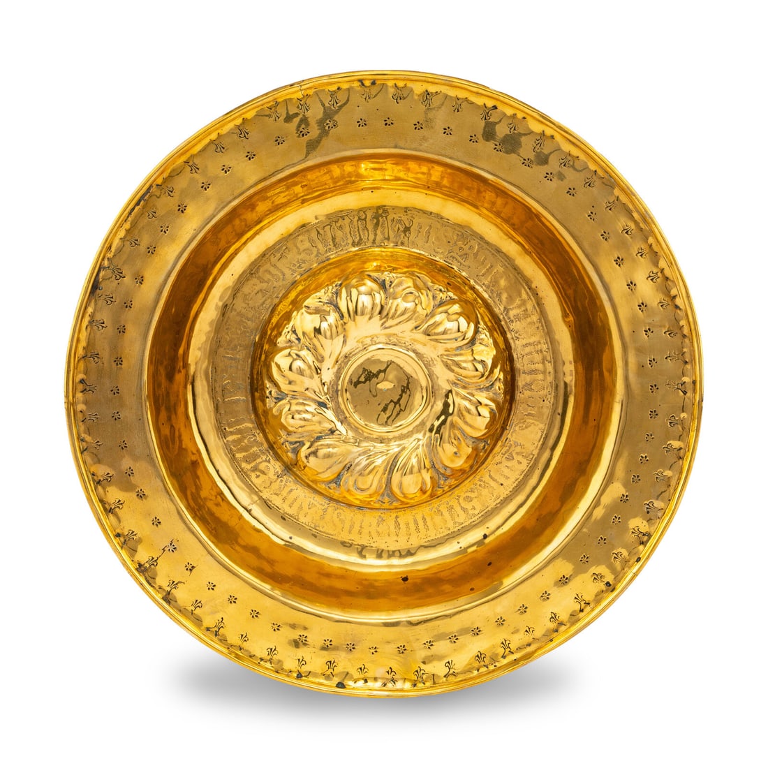 A Nuremburg Brass Alms Dish (1 of 2)