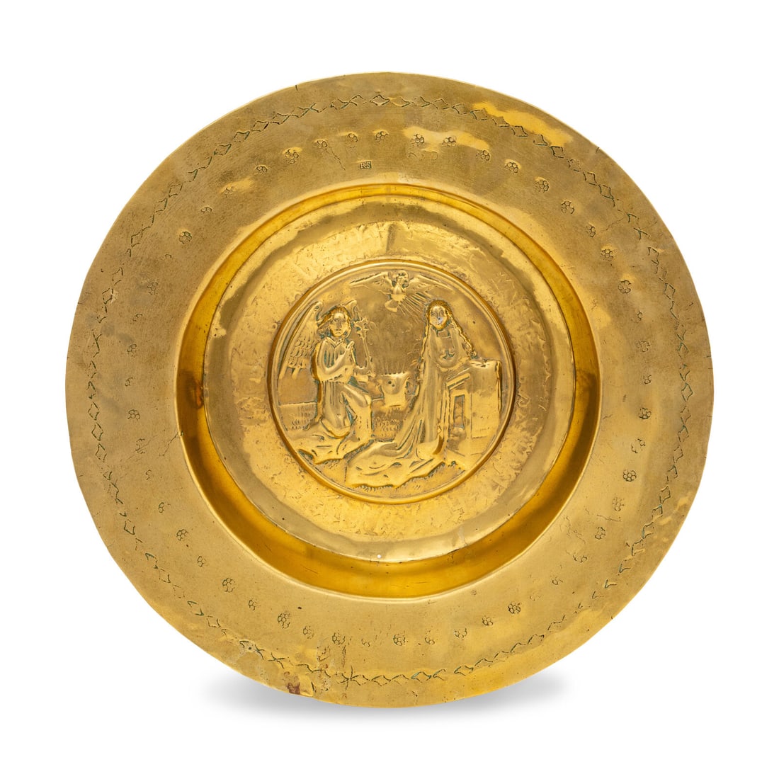 A Nuremburg Brass Alms Dish (1 of 2)