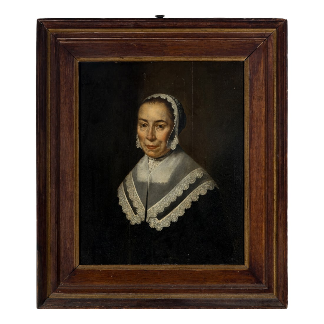 Attributed to Michiel Jansz Mierevelt (Dutch, 1567-1641): Attributed to Michiel Jansz Mierevelt (Dutch, 1567-1641) Portrait of a Lady oil on panel apparently unsigned 26 x 21 1/4 inches. Property from the Estate of Audrey and Philip Rietveld, Crete,