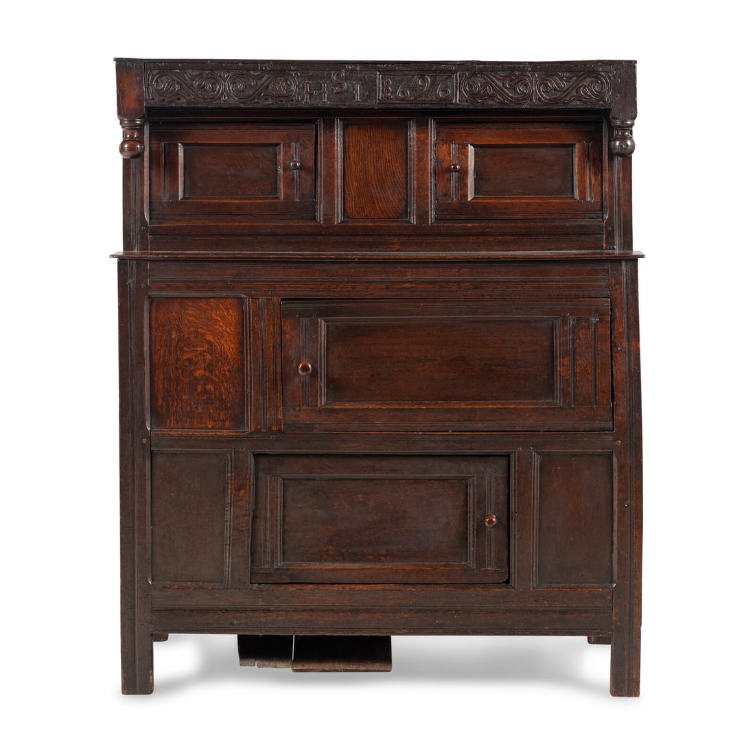 An English Oak Press Cupboard (1 of 4)