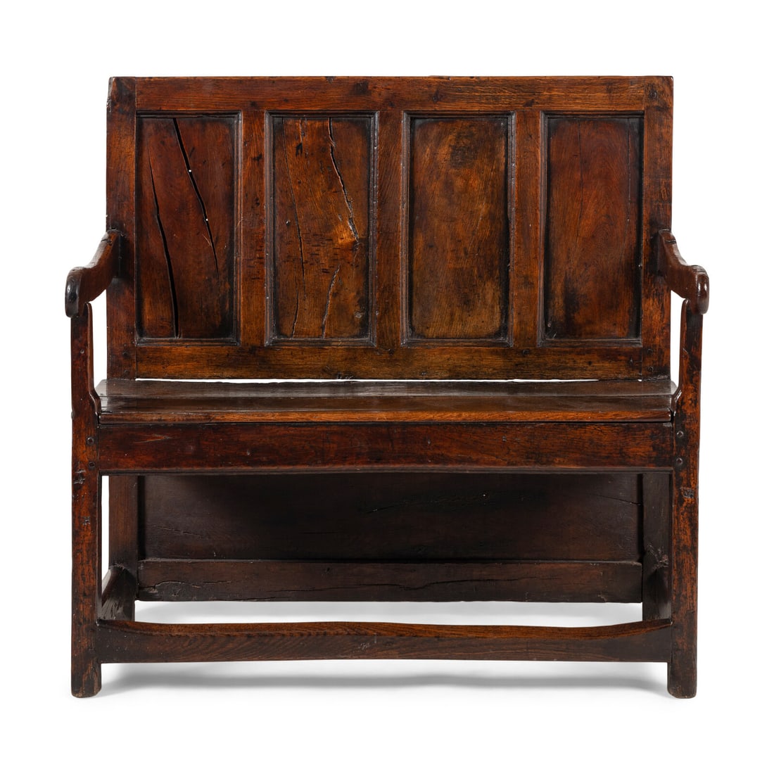 An English Oak Settle (1 of 2)