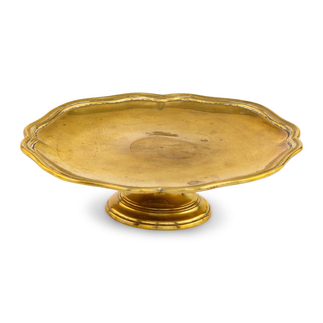 A George I Brass Footed Salver (1 of 2)