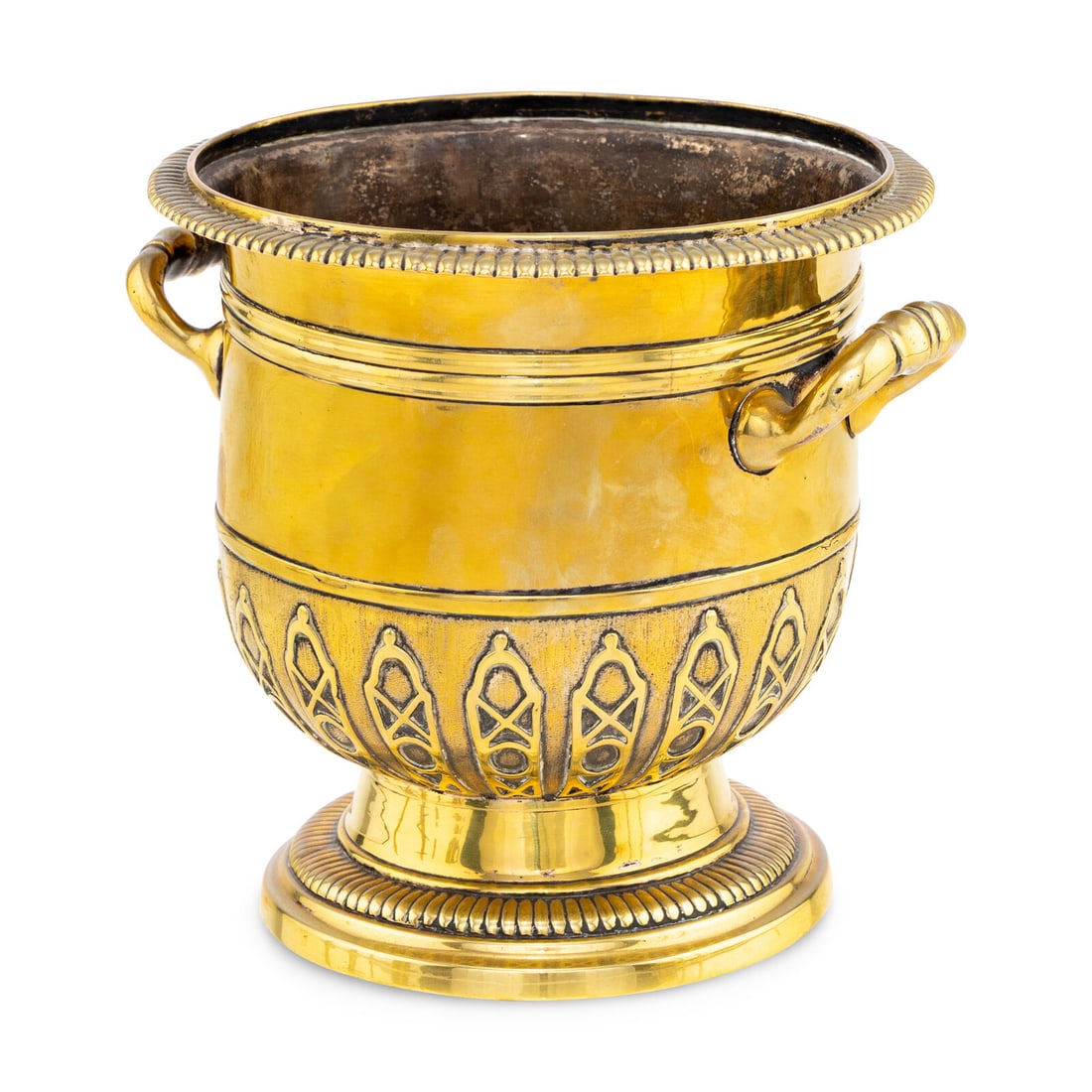An Early George II Brass Wine Cooler (1 of 2)