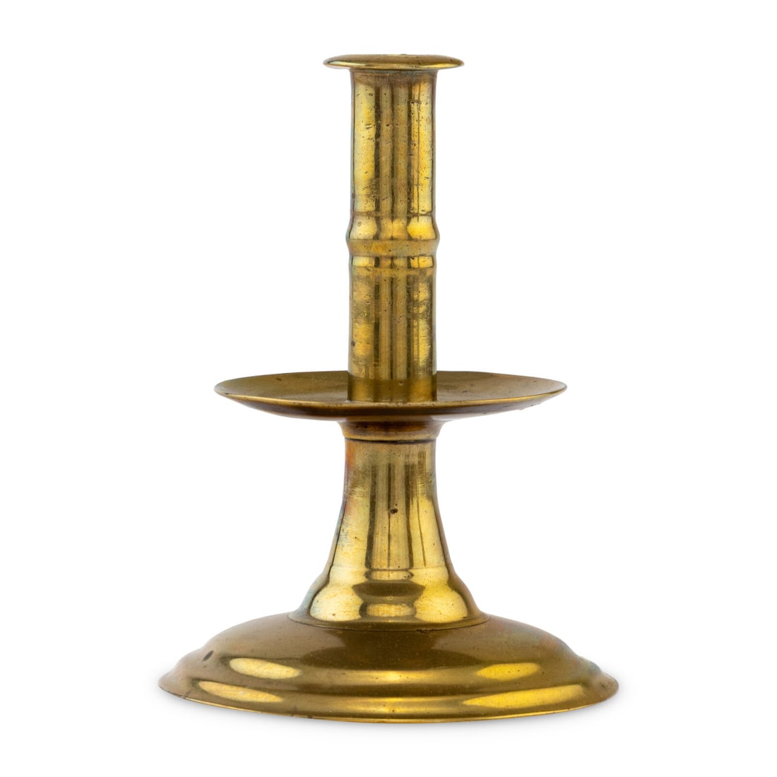 An English Brass Candlestick (1 of 2)