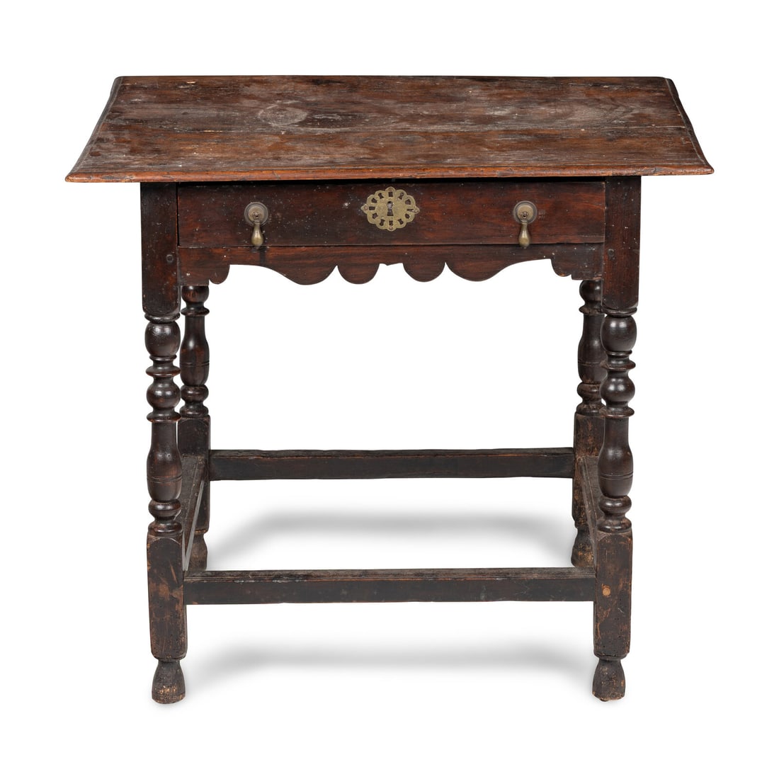 A Queen Anne Oak Side Table (1 of 3)
