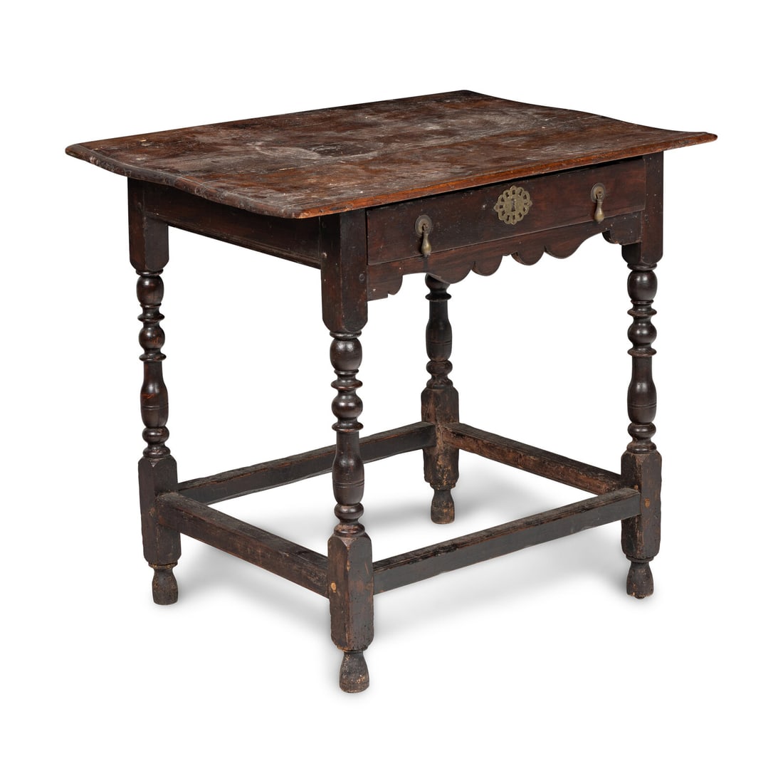 A Queen Anne Oak Side Table - 2