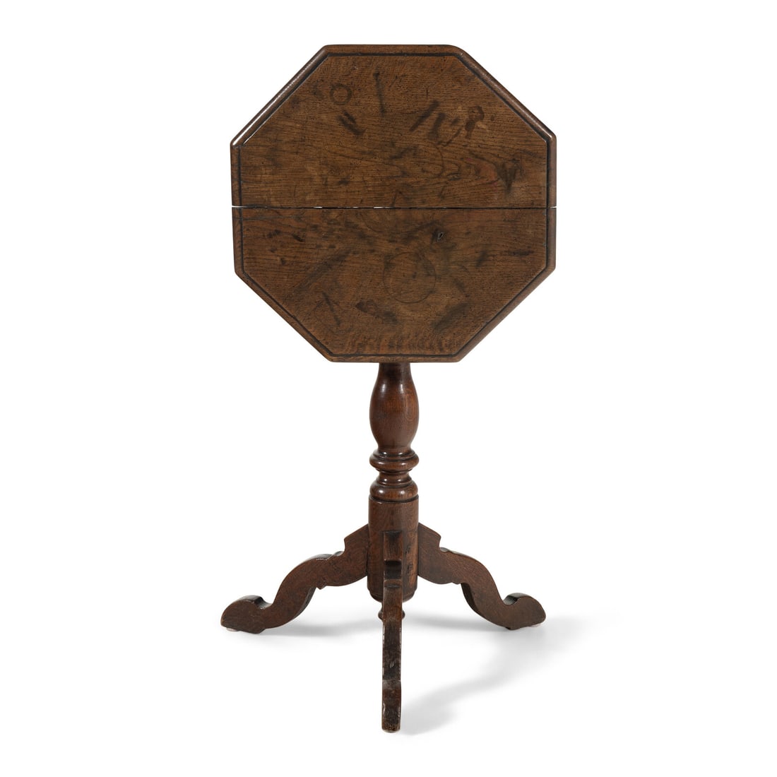 An English Oak Tripod Table (1 of 2)