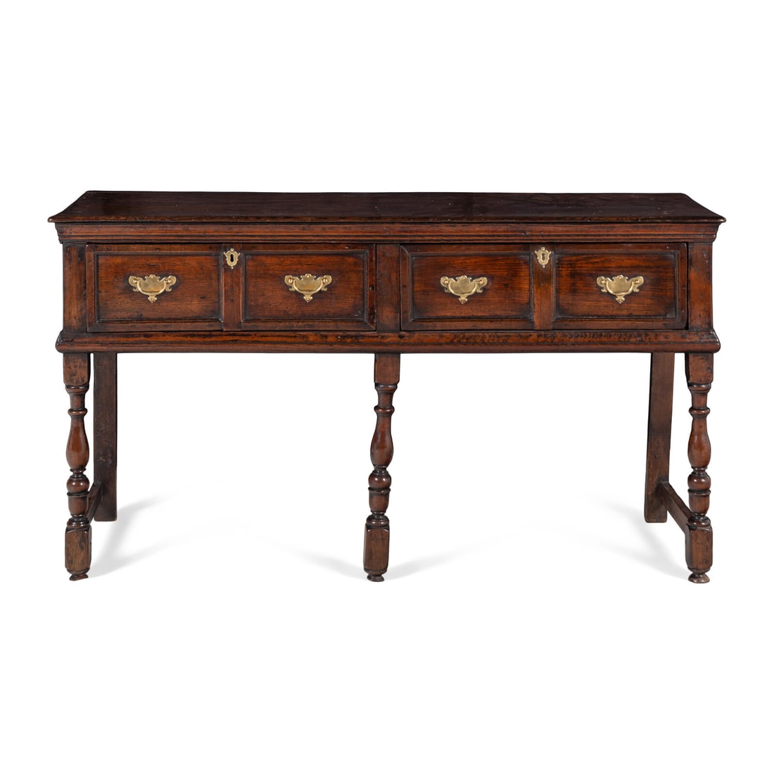 An English Oak Two-Drawer Dresser (1 of 2)