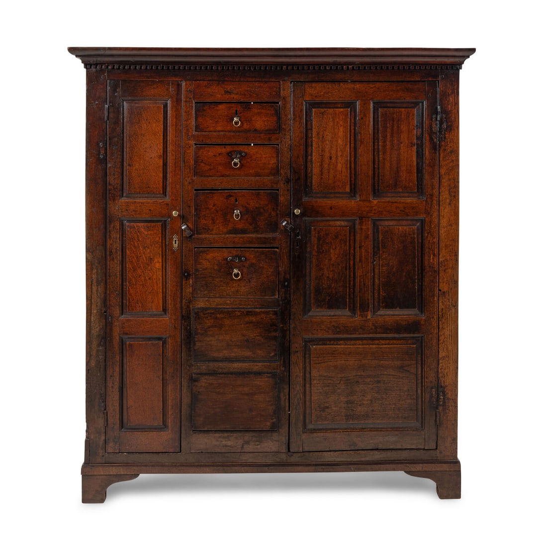 An English Oak Dresser Cabinet (1 of 3)