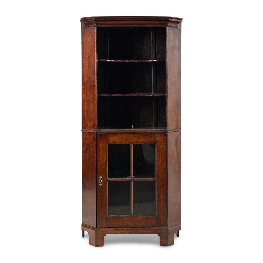 A George II Walnut Display Cabinet (1 of 2)