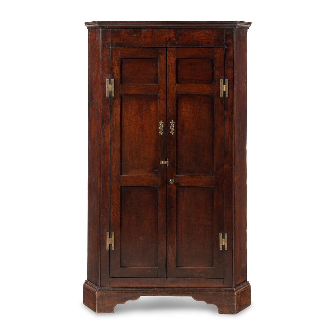 A George III Oak Corner Cabinet (1 of 2)