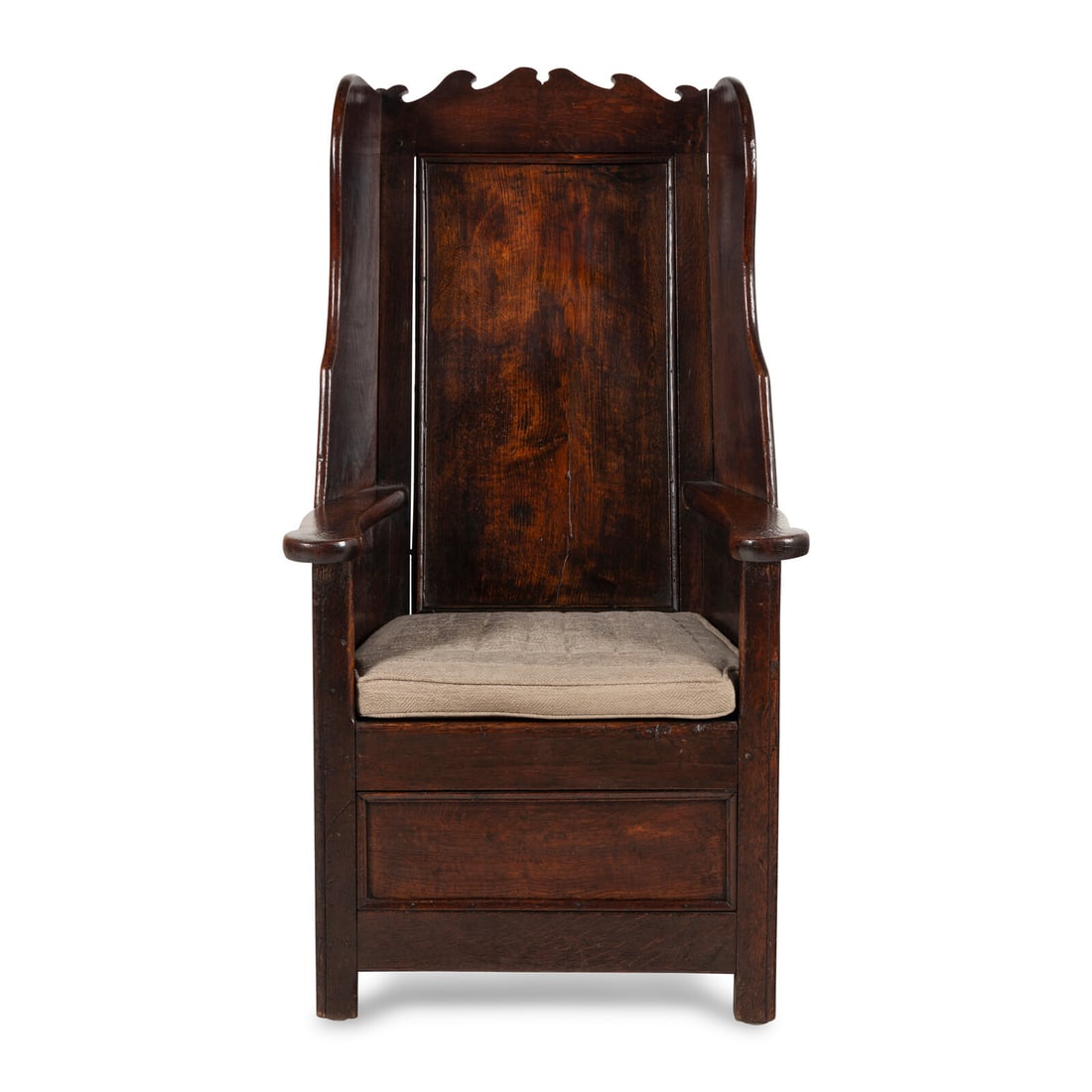A Northern English Oak Lambing Chair (1 of 3)