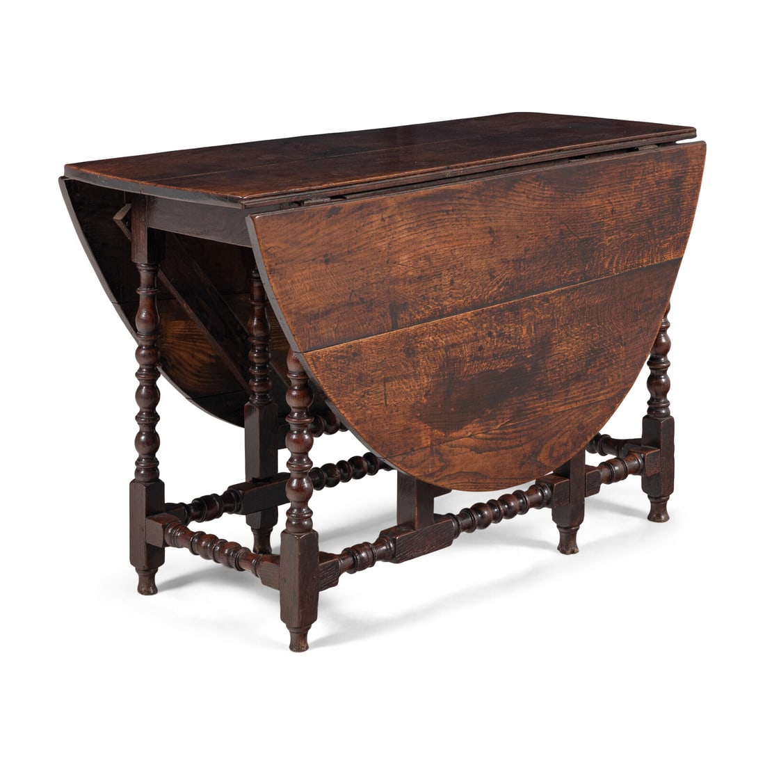 A William and Mary Oak Dropleaf Table (1 of 3)