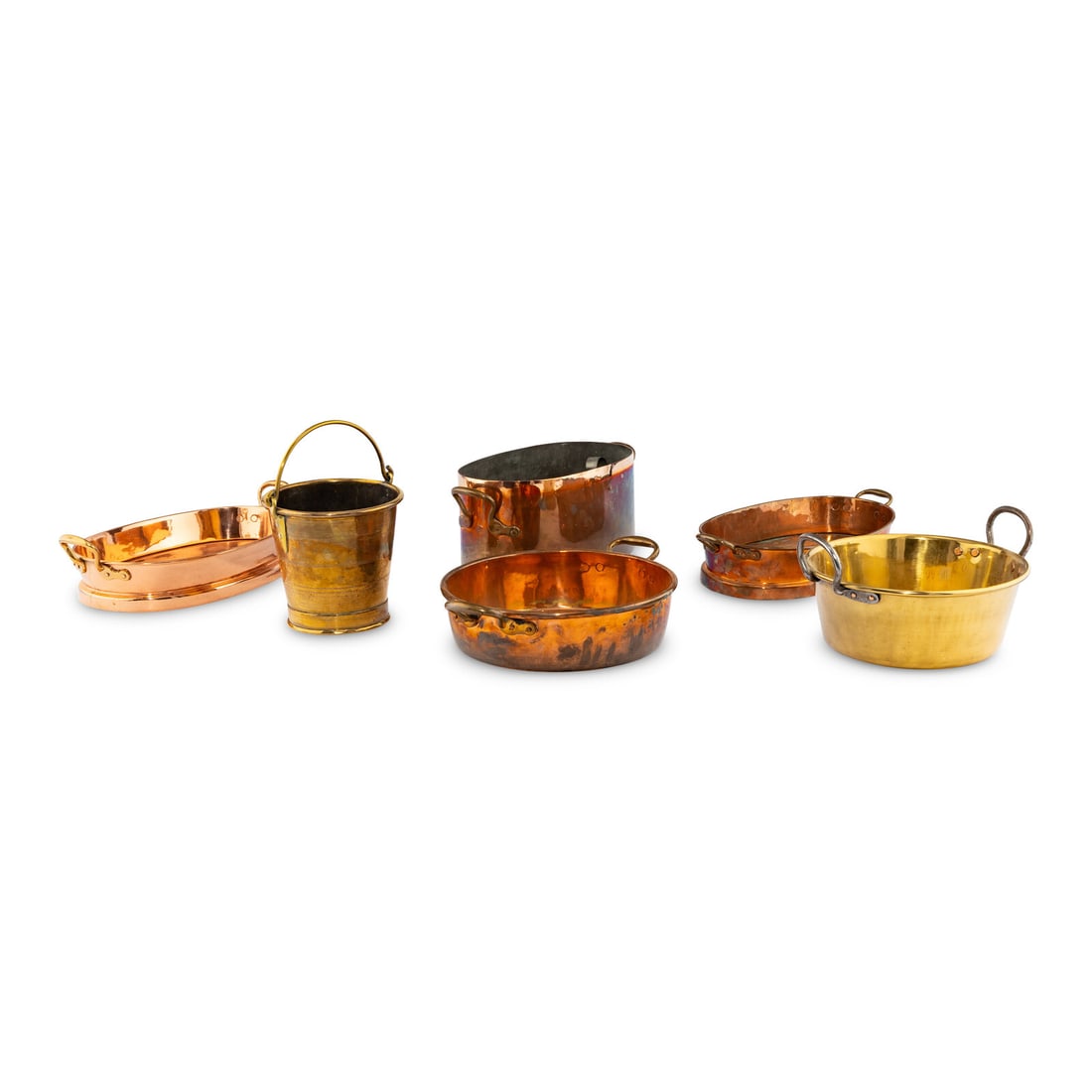 A Group of Seven Brass and Copper Articles (1 of 2)