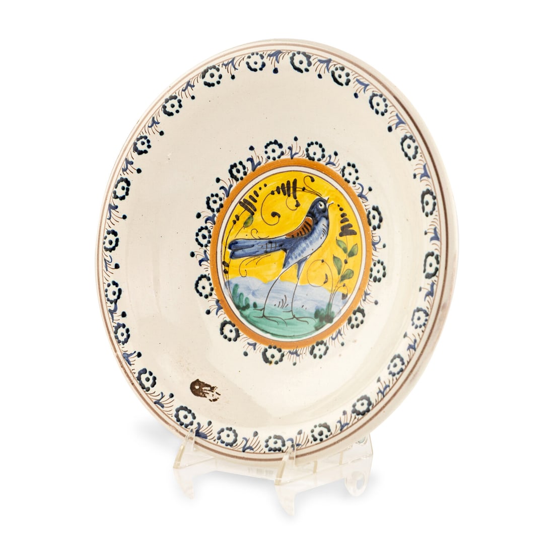 A Delft Polychrome Decorated Dish - 2