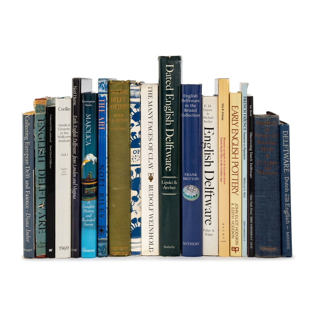 A Collection of Twenty Reference Books Relating to Delftware and Ceramics (1 of 1)