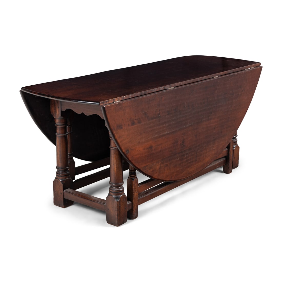 A Custom-Made Cherry Dropleaf Table (1 of 3)