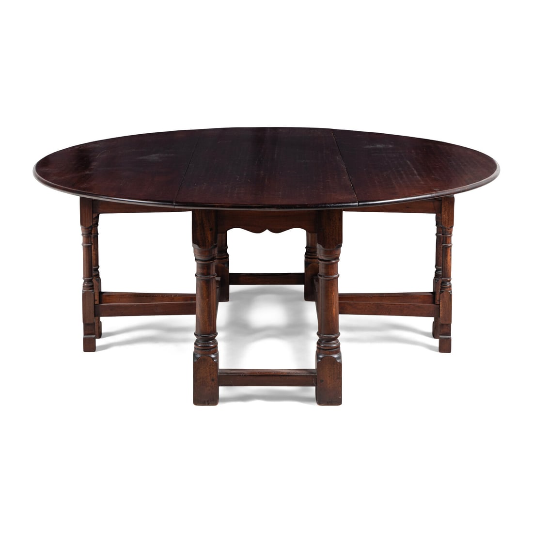 A Custom-Made Cherry Dropleaf Table - 2