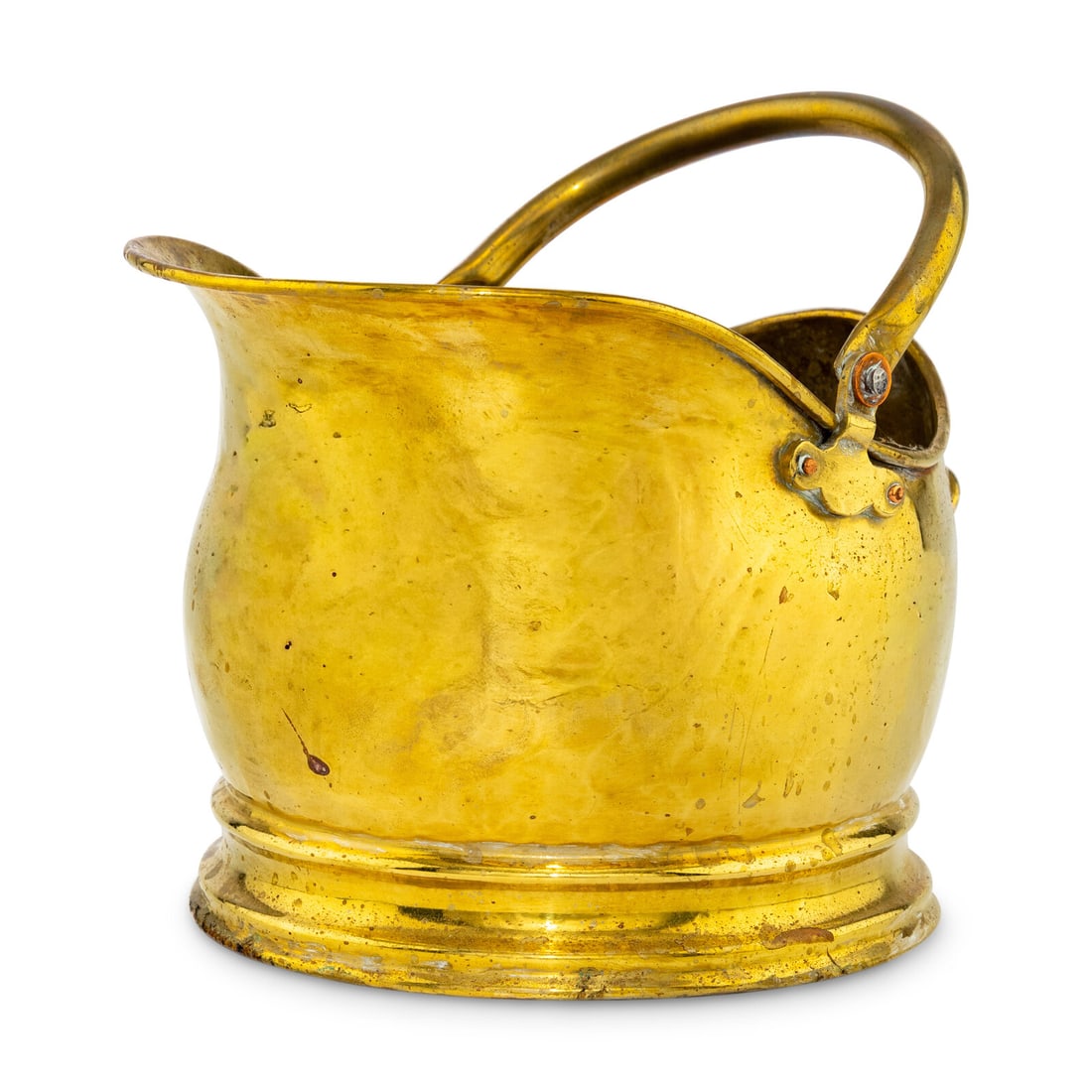 A Small Copper and Brass Coal Hod (1 of 2)
