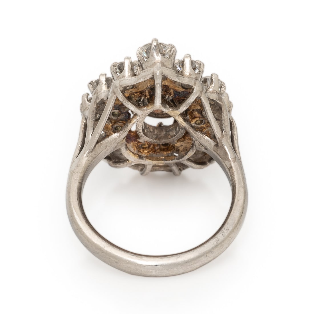 Colored Diamond and Diamond Ring - 3