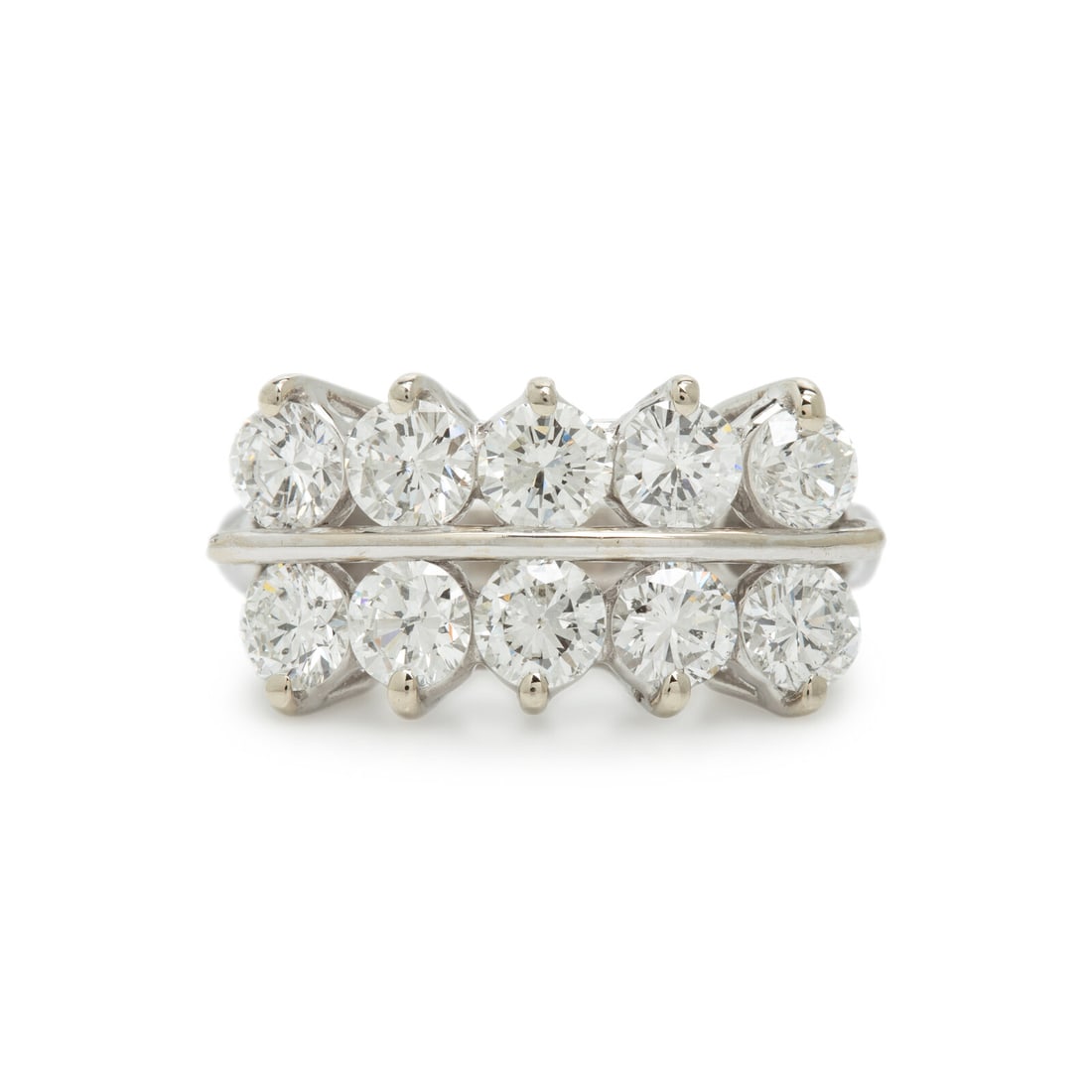 Diamond and White Gold Ring (1 of 3)