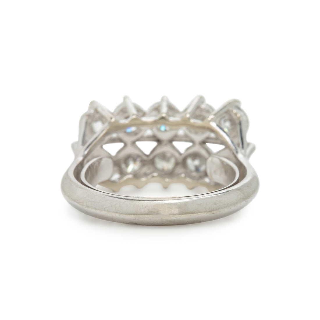 Diamond and White Gold Ring - 3