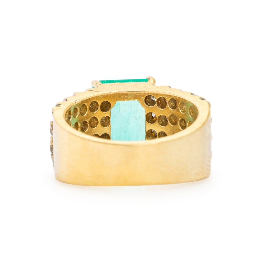 Emerald, Diamond, and Yellow Ring - 3