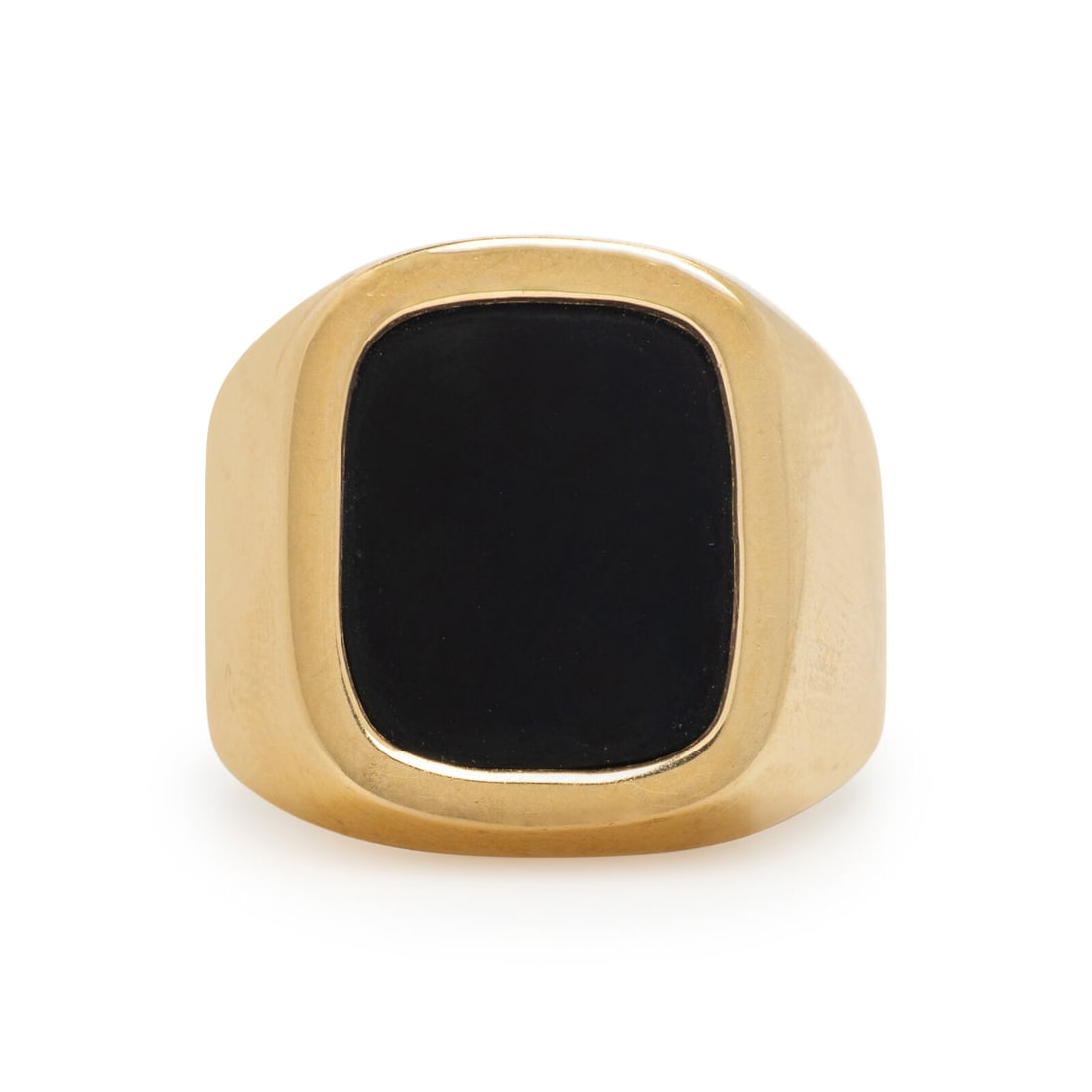 Yellow Gold and Onyx Ring (1 of 3)