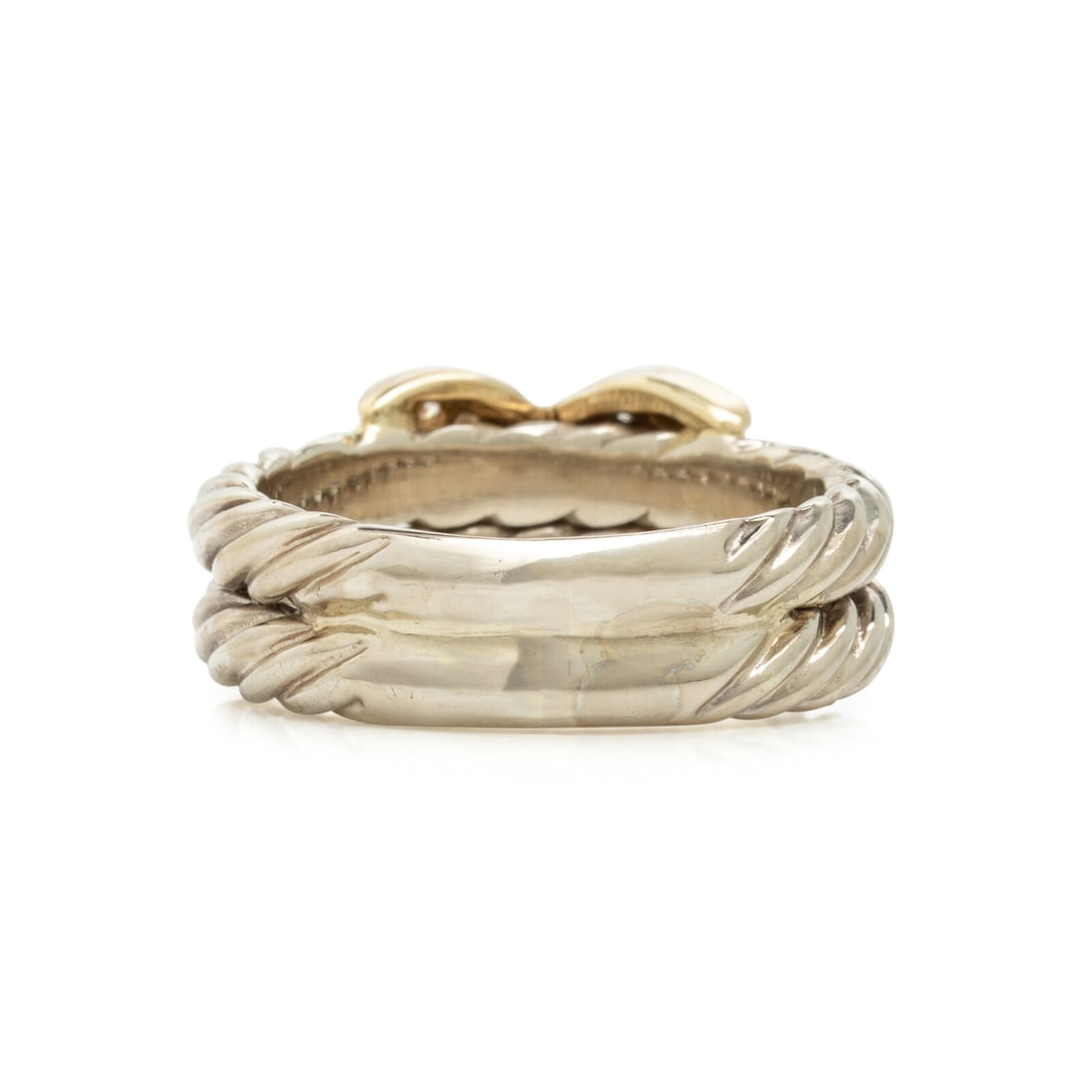 Bicolor Gold and Diamond Ring - 3