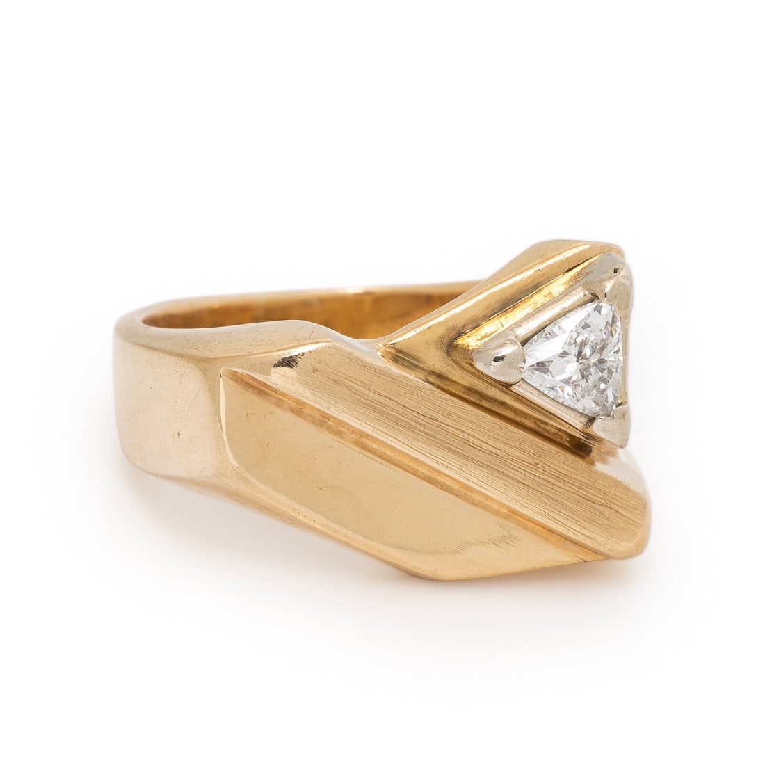 Yellow Gold and Diamond Ring - 2