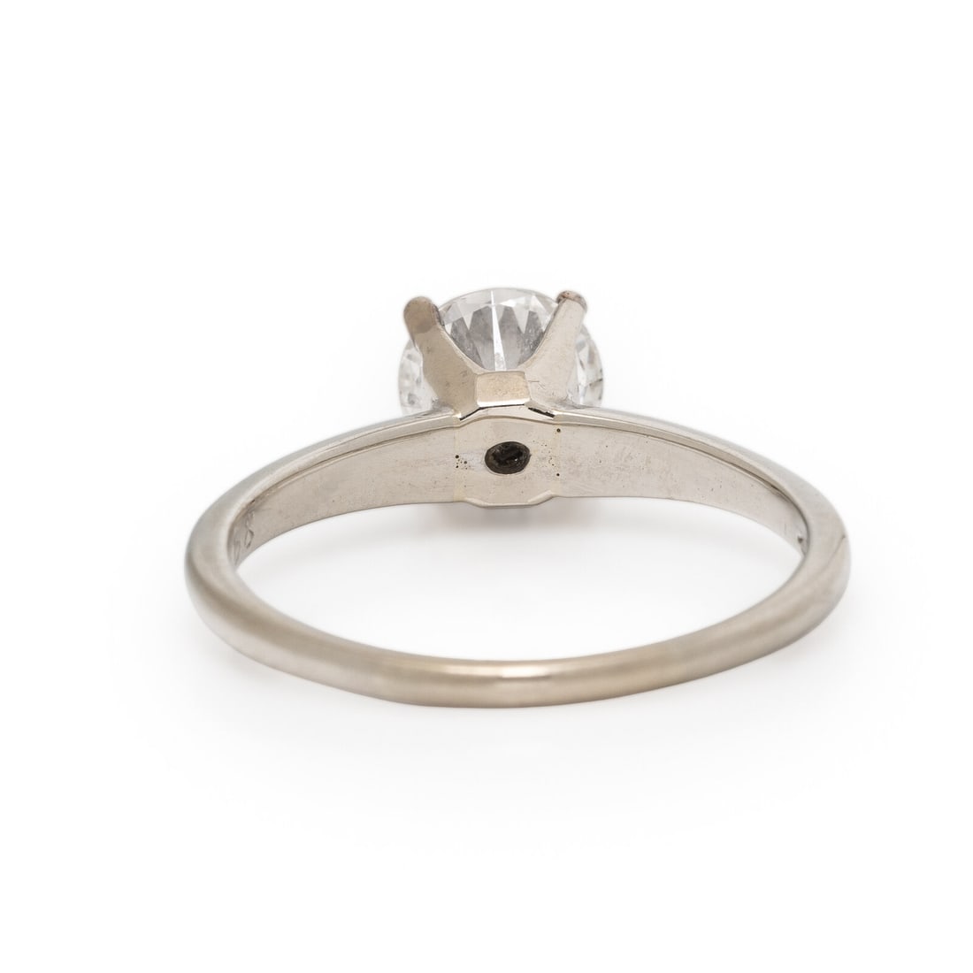 Diamond and White Gold Solitaire Ring - 3