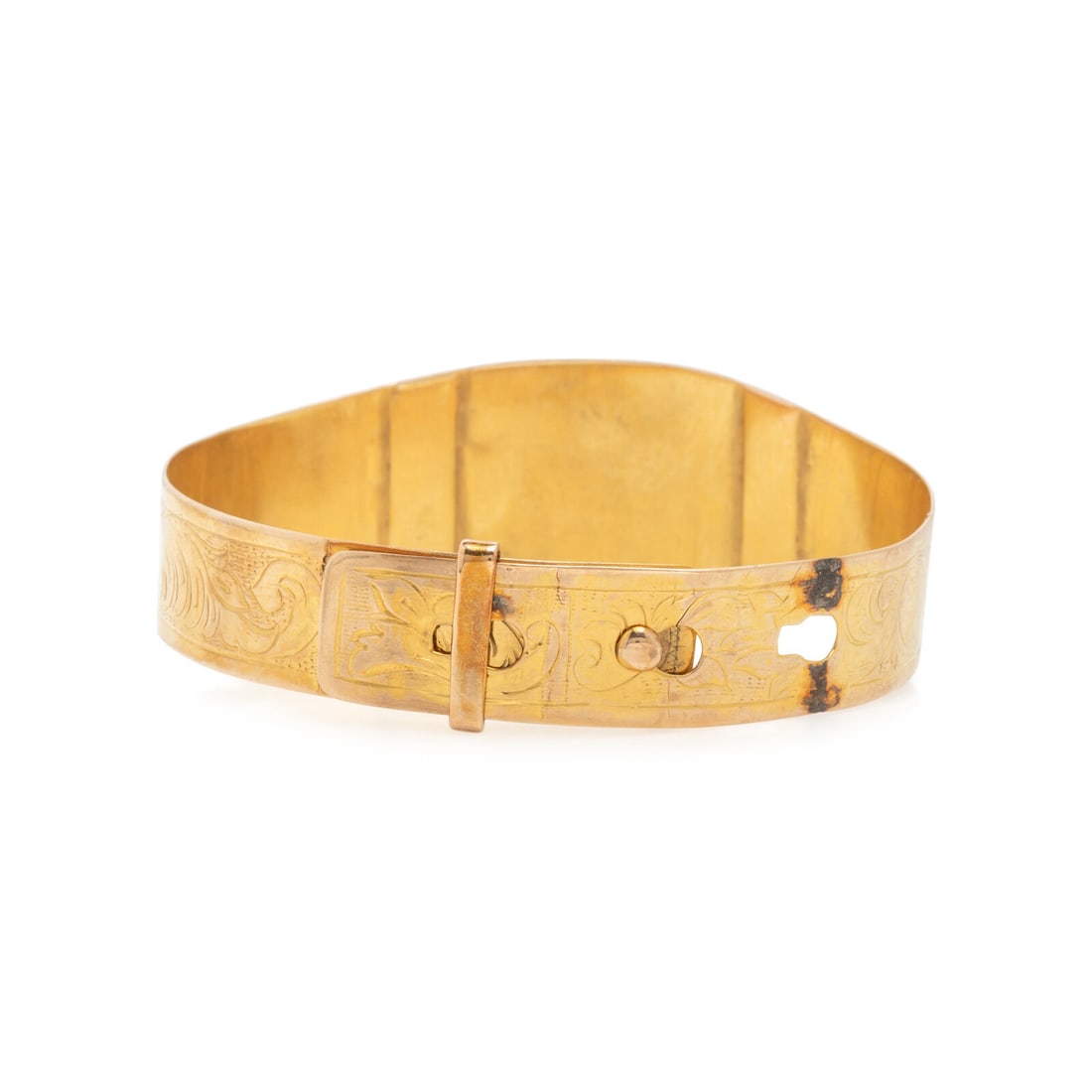 Two Yellow Gold 'Doris' Bangle Bracelets - 3